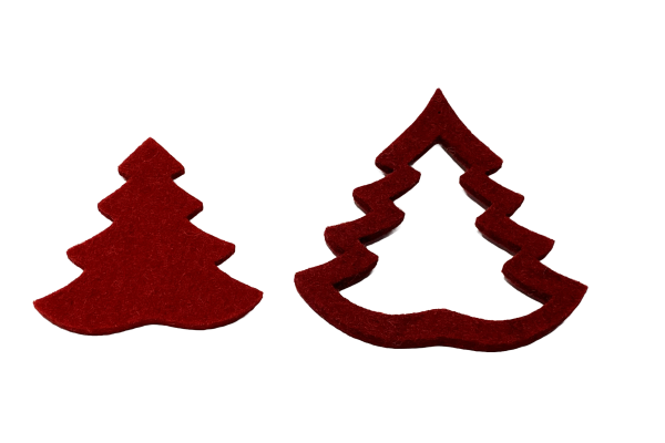 Tannenbaum "zweiteilig" (3er Set)